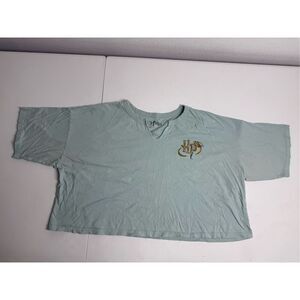 Harry Potter Weasley Crop Mint Cotton T-Shirt Size L